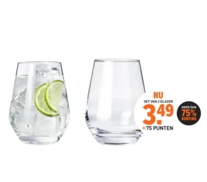 Chef & Sommelier Tumblerglazen (38 cl) - set van 2