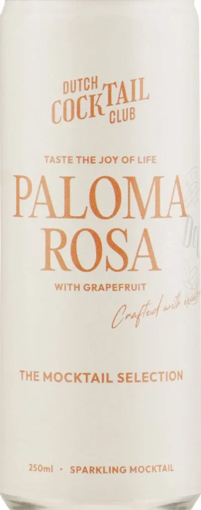 Dutch Cocktail Club Paloma Rosa Alcoholvrij